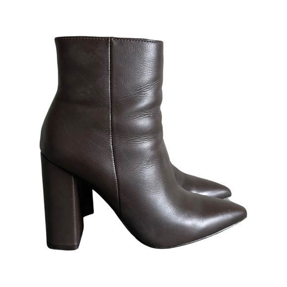 STEVE MADDEN Pointed Toe Block-heel Ankle Bootie - Picture 6 of 10